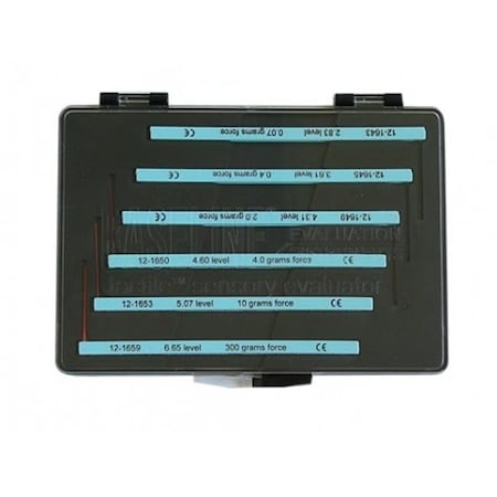 Fabrication Enterprises Fabrication Enterprises 12-1638 Baseline Tactile Monofilament Evaluator; Protective Case for 5 or 6 Evaluators 12-1638